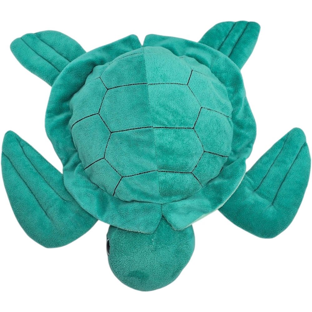 The Bear Factory 16" Seaweed the Sea Turtle Plush, Green, Eco Friendly, EUC